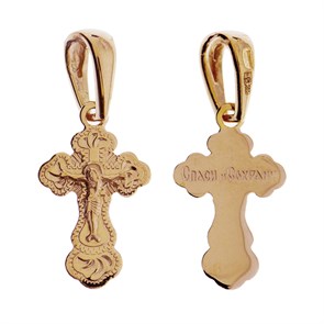 Крест золотой Au 585, коллекция Иваново, 1,03 гр. КРС02241822