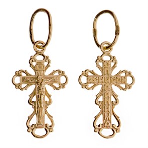 Крест золотой Au 585, коллекция Иваново, 1,28 гр. КРС02241824