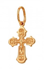Крест золотой Au 585, коллекция Иваново, 0,98 гр. КРС02241827