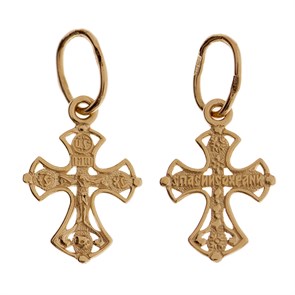 Крест золотой Au 585, коллекция Иваново, 0,89 гр. КРС02241840