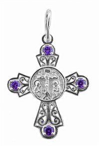 Крест серебряный Ag 925, коллекция Иваново, вставка Фианит, 2,11 гр. КРС02241863