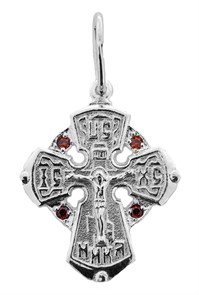 Крест серебряный Ag 925, коллекция Иваново, вставка Фианит, 2,17 гр. КРС02241871