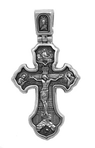 Крест серебряный Ag 925, коллекция Липецк, Чернение (оксидирование), 12,82 гр. КРС02241911