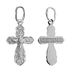 Крест серебряный Ag 925, коллекция Царь Славы, 0,77 гр. КРС02241953