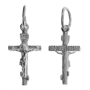 Крест серебряный Ag 925, коллекция Царь Славы, 0,85 гр. КРС02241963