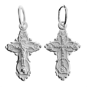 Крест серебряный Ag 925, коллекция Царь Славы, 0,96 гр. КРС02241978