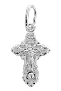 Крест серебряный Ag 925, коллекция Царь Славы, 0,75 гр. КРС02242023