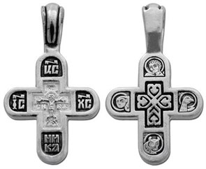 Крест серебряный Ag 925, коллекция Санкт-Петербург, Чернение (оксидирование), 4,69 гр. КРС02242242