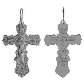 Крест серебряный Ag 925, коллекция Иваново, 1,98 гр. КРС02242554