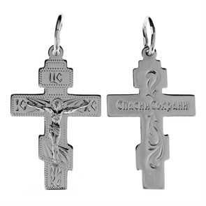 Крест серебряный Ag 925, коллекция Москва златоглавая-2, Родий, 1,79 гр. КРС02242671