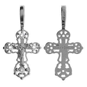 Крест серебряный Ag 925, 1,3 гр. КРС02242676