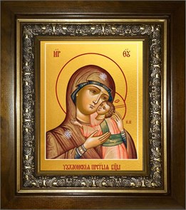 Чухломская икона Божией Матери 14х18 в киоте 20х24 km_25_239
