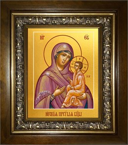 Югская икона Божией Матери 14х18 в киоте 20х24 km_25_242