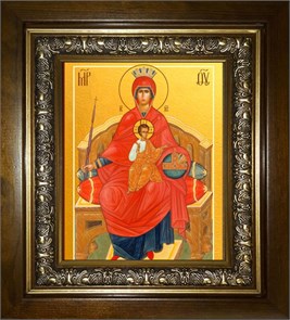 Державная икона Божией Матери 14х18 в киоте 20х24 km_25_261