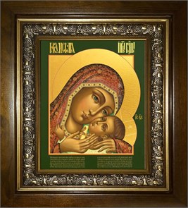 Корсунская икона Божией Матери 14х18 в киоте 20х24 km_25_264