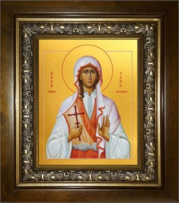 Святая Злата мученица 14х18 в киоте 20х24 km_25_311