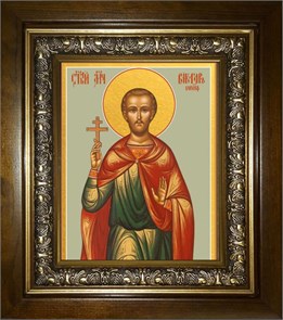 Виктор Коринфский священномученик 14х18 в киоте 20х24 km_25_317