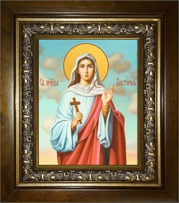 Виктория Солунская, мученица 14х18 в киоте 20х24 km_25_335