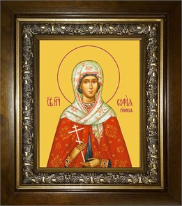 София Римская мученица 14х18 в киоте 20х24 km_25_337