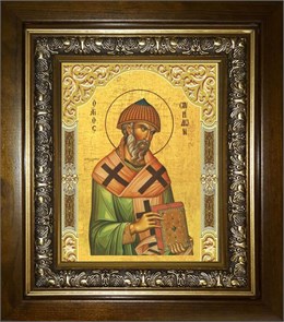 Спиридон Тримифунтский святитель 14х18 в киоте 20х24 km_25_369