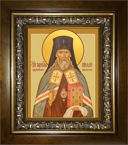 Святой равноапостольный Николай Японский (Касаткин) 14х18 в киоте 20х24 km_25_373
