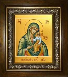 Виленская икона Божьей Матери 14х18 в киоте 20х24 km_25_606