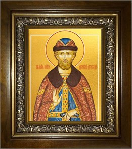 Димитрий Донской благоверный князь 14х18 в киоте 20х24 km_25_704