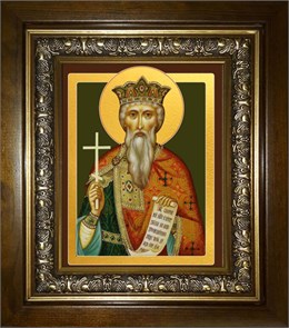 Владимир равноапостольный, Великий князь 14х18 в киоте 20х24 km_25_727