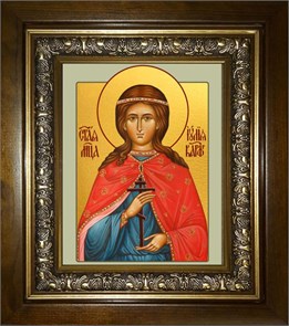 Юлия (Иулия) мученица 14х18 в киоте 20х24 km_25_771