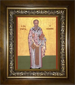 Игнатий Богоносец, священномученик 14х18 в киоте 20х24 km_25_784