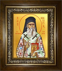 Нектарий Эгинский 14х18 в киоте 20х24 km_25_797