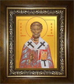 Фавий папа Римский 14х18 в киоте 20х24 km_25_843