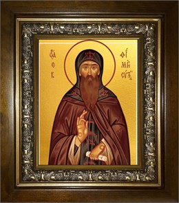 Евфимий Суздальский чудотворец, преподобный архимандрит 14х18 в киоте 20х24 km_25_867