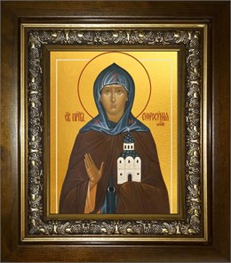 Евфросиния (Евдокия) Московская, преподобная 14х18 в киоте 20х24 km_25_872