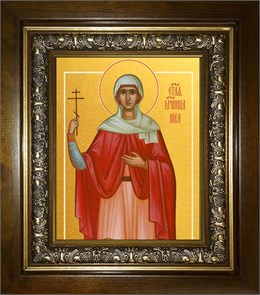 Ника Коринфская мученица 14х18 в киоте 20х24 km_25_916