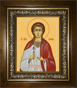 Любовь мученица 14х18 в киоте 20х24 km_25_929