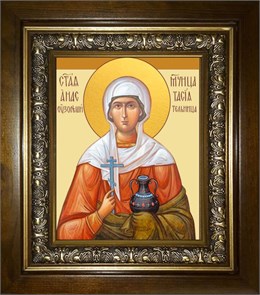 Анастасия Узорешительница великомученица 14х18 в киоте 20х24 km_25_931