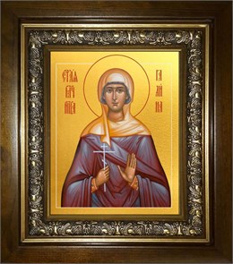 Галина Коринфская мученица 14х18 в киоте 20х24 km_25_933