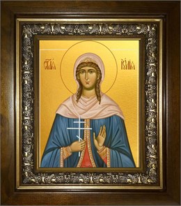 Юлия (Иулия) Анкирская (Коринфская) мученица 14х18 в киоте 20х24 km_25_941