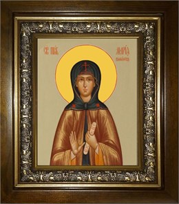 Мария Вифинская Святая преподобная 14х18 в киоте 20х24 km_25_984
