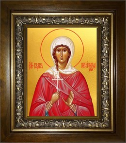 Галина Коринфская мученица 14х18 в киоте 20х24 km_25_1007