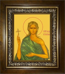 Мария Египетская, преподобная 14х18 в киоте 20х24 km_25_1036