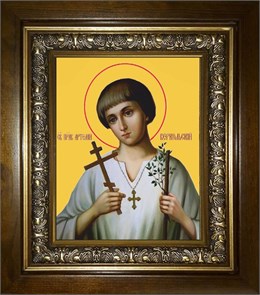 Артемий Веркольский праведный 14х18 в киоте 20х24 km_25_1075