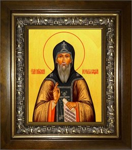 Иосиф Волоцкий преподобный 14х18 в киоте 20х24 km_25_1114