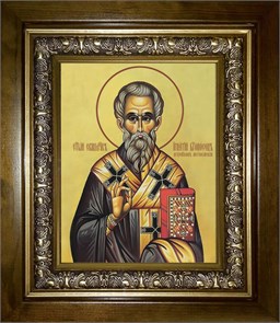 Игнатий Богоносец Антиохийский, епископ 14х18 в киоте 20х24 km_25_1211