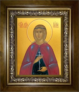 Иулия (Юлия) Карфагенская, Корсиканская, мученица 14х18 в киоте 20х24 km_25_1228