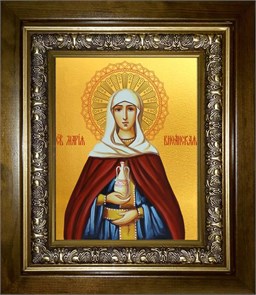 Мария Вифанская, сестра Лазаря Четверодневного, праведная 14х18 в киоте 20х24 km_25_1256