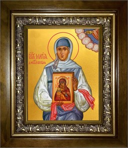 Мария Дивеевская (Федина) блаженная 14х18 в киоте 20х24 km_25_1257