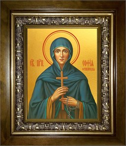 София Фракийская, преподобная 14х18 в киоте 20х24 km_25_1292
