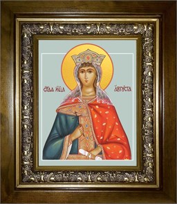Августа Римская мученица, императрица 14х18 в киоте 20х24 km_25_1349